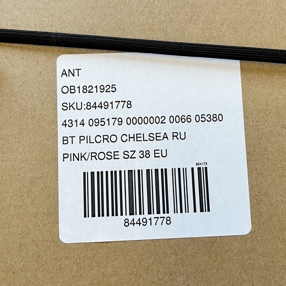 Anthropologie Maeve NEW Chelsea Boots Light Pink Genuine Leather Size 38 US 7 - Picture 12 of 12